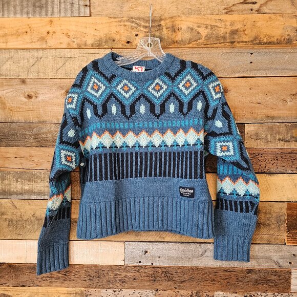 Kari Traa Molster Knit Sweater Ocean Blue XS - Picture 1 of 4